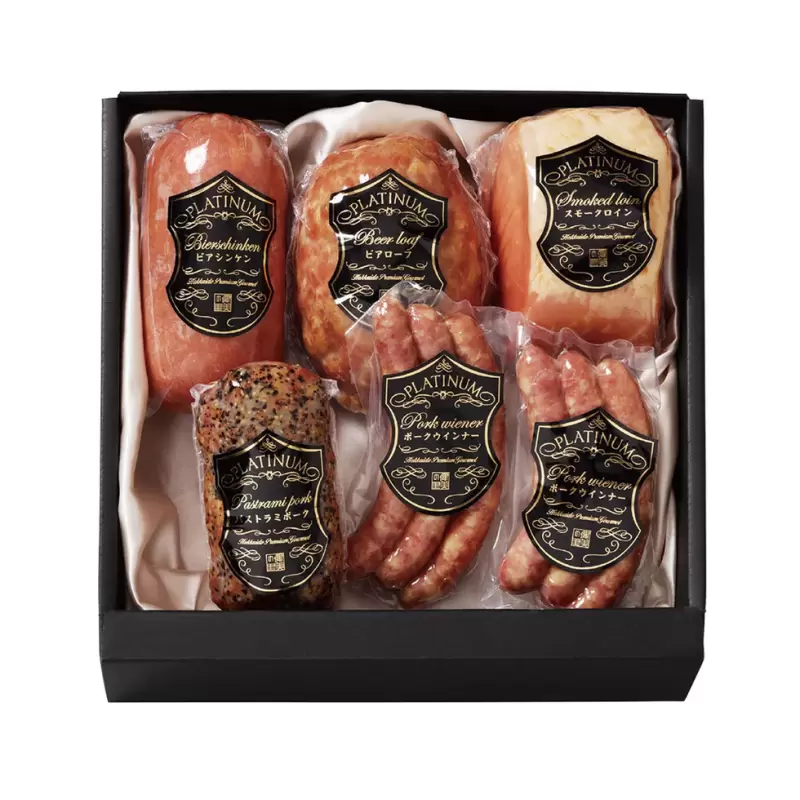健美の里「健美 熟成ハム&ソーセージプレミアム6点セット」